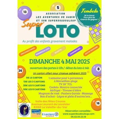 Photo du Super loto solidaire de Gabin et Superdoudouloup à La Valette-du-Var