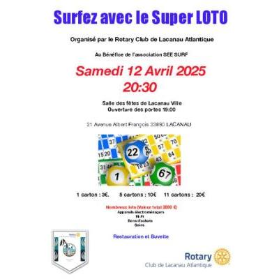 Photo du SURFEZ AVEC LE SUPER LOTO à Lacanau