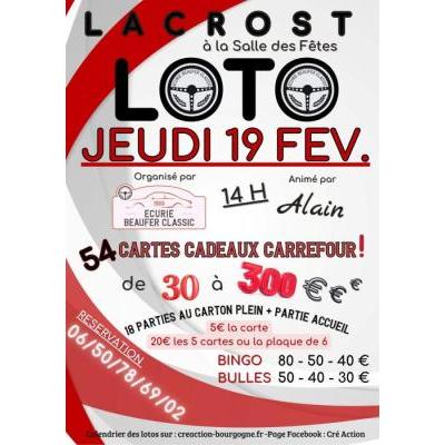 Photo du LOTO ECURIE BEAUFER CLASSIC à Lacrost