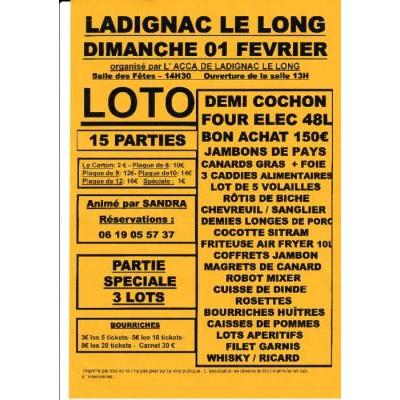 Photo du SUPER LOTO à Ladignac-le-Long