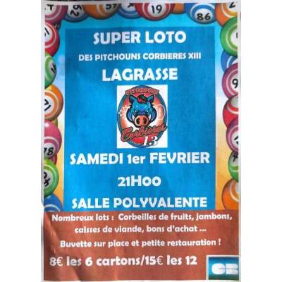 Photo du Super loto du rugby  à Lagrasse