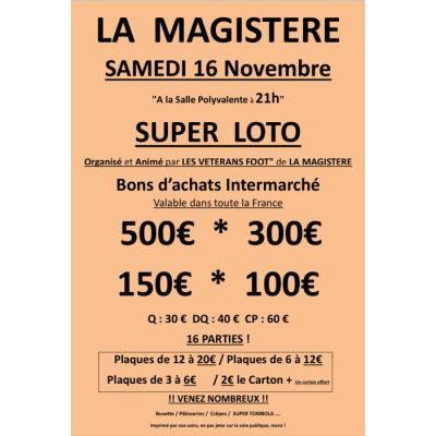 Photo du Super loto des vétérans  à Lamagistère