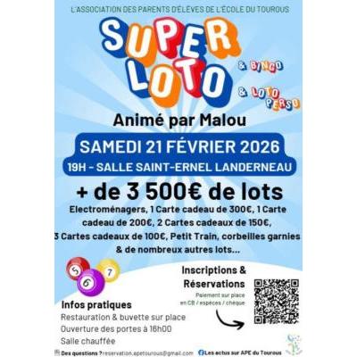 Photo du Super loto anim&eacute; par Malou à Landerneau