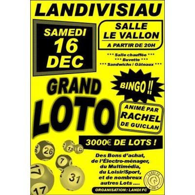 Photo du Loto-Bingo du Landi FC, animé par Rachel (de Guiclan) à Landivisiau