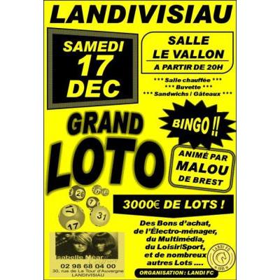 Photo du Loto-Bingo du Landi FC, animé par Malou (de Brest) à Landivisiau