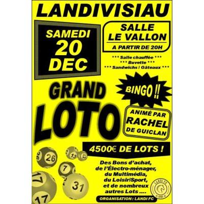 Photo du Loto-bingo du Landi FC animé par Rachel (de Guiclan) à Landivisiau