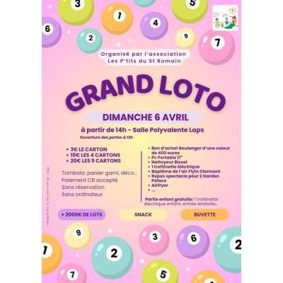Photo du Loto des P’tits du Saint-Romain  à Laps