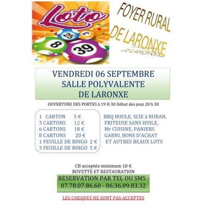 Photo du LOTO DU FOYER RURAL DE LARONXE à Laronxe