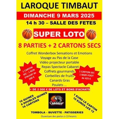 Photo du SUPER LOTO DU BASKET à Laroque-Timbaut