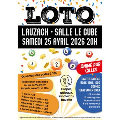 Photo du Loto,  anim&eacute;e par Gilles. à Lauzach
