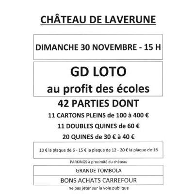 Photo du LOTO DES ECOLES à Lavérune