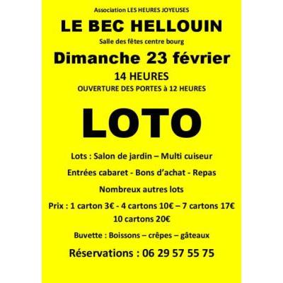 Photo du Loto des Heures Joyeuses à Le Bec-Hellouin