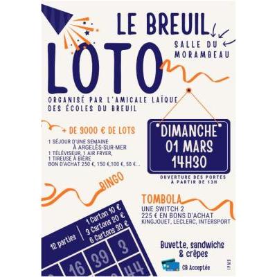 Photo du Loto des &eacute;coles à Le Breuil