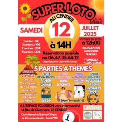 Photo du SUPER LOTO D'ÉTÉ à Le Cendre