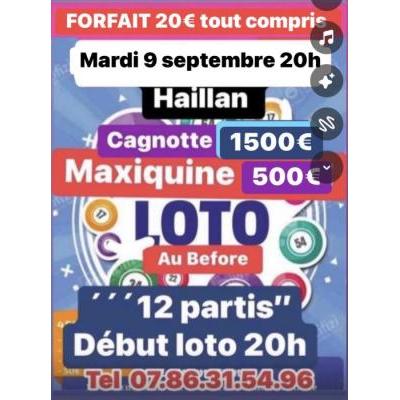 Photo du Loto forfait unique 20e tout tout compris grosse cagnotte à Le Haillan