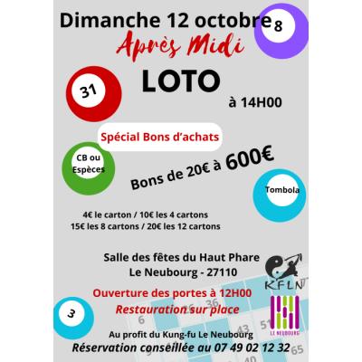 Photo du Après-midi LOTO du KFLN "Kung-fu Le Neubourg"  à Le Neubourg