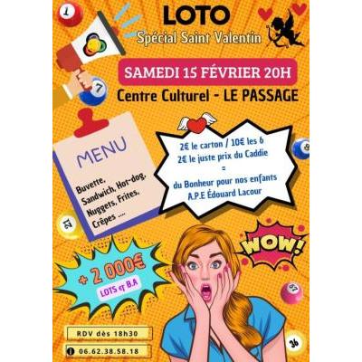 Photo du Loto de Saint Valentin à Le Passage