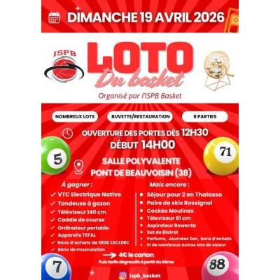 Photo du Grand Loto de l'ISPB Basket à Le Pont-de-Beauvoisin