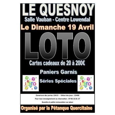 Photo du Loto de la P&eacute;tanque Quercitaine à Le Quesnoy