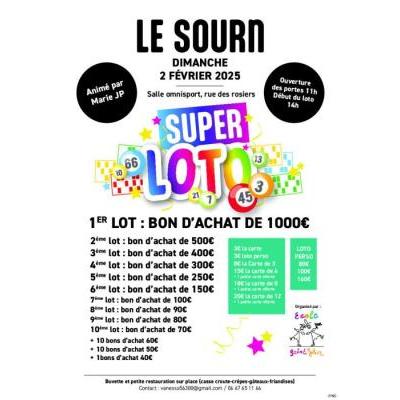 Photo du SUPER LOTO DE LA CHANDELEUR à Le Sourn