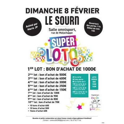 Photo du Super Loto (56) anim&eacute; par Marie JP à Le Sourn