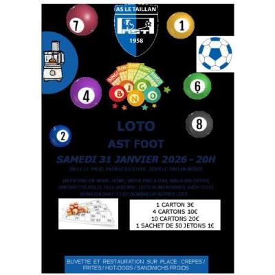 Photo du LOTO DE L'AMICALE SPORTIVE TAILLANAISE FOOT à Le Taillan-Médoc