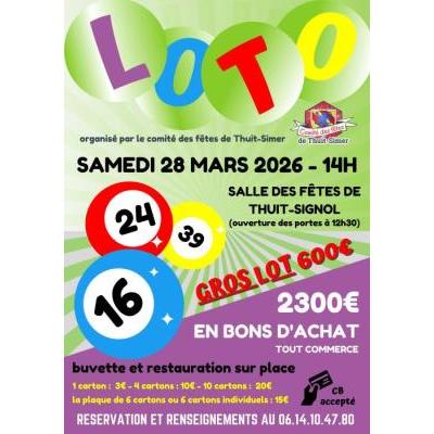 Photo du Loto du Comit&eacute; des F&ecirc;tes de Thuit - Simer à Le Thuit-Signol