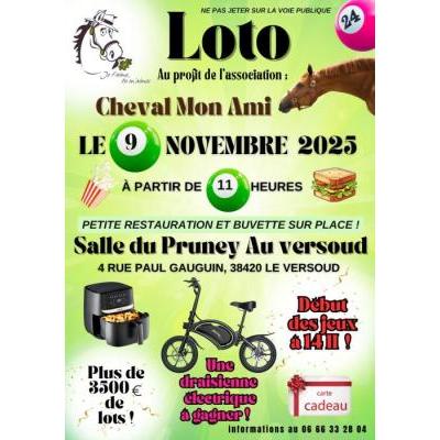 Photo du Loto au Profit des Chevaux abandonnés  à Le Versoud