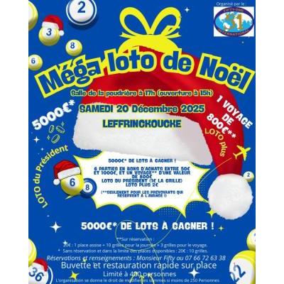 Photo du super loto de noêl à Leffrinckoucke