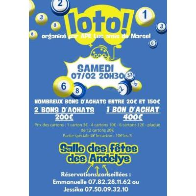 Photo du Loto APE Les Amis de Marcel à Andelys