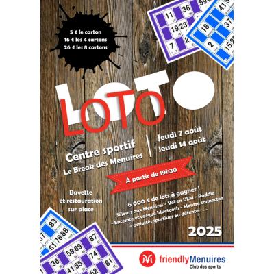 Photo du Loto du Club des Sports des Menuires à Les Menuires