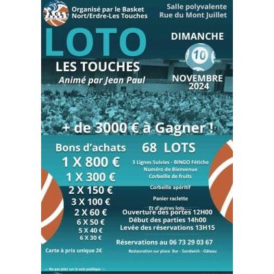 Photo du LOTO du NACLT Basket à Touches