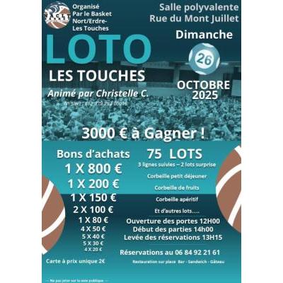 Photo du Super LOTO du NACLT Basket à Touches
