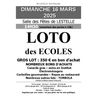 Photo du Loto du RPI Lestelle-Montsaunès à Lestelle-de-Saint-Martory