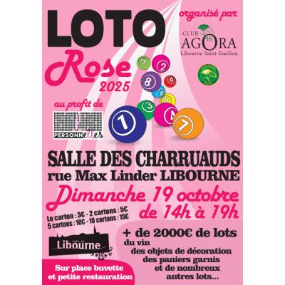 Photo du Loto ROSE 2025 - au profit de PERSONN'elles - Contre le cancer du sein à Libourne