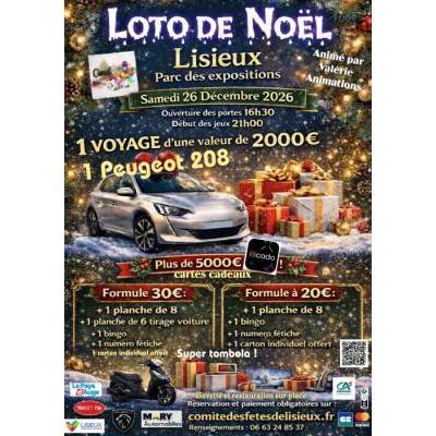 Photo du loto avec voiture Peugeot 208 à Lisieux