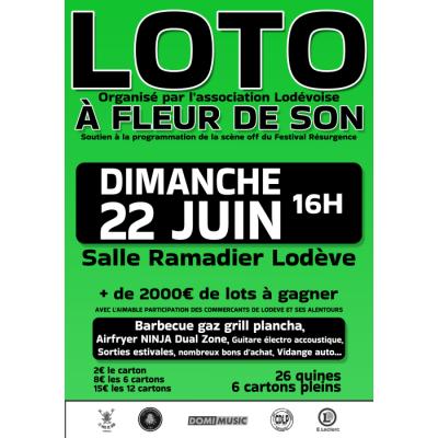 Photo du Loto Estival "à fleur de son" à Lodève