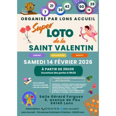 Photo du SUPER LOTO de la Saint Valentin à Lons