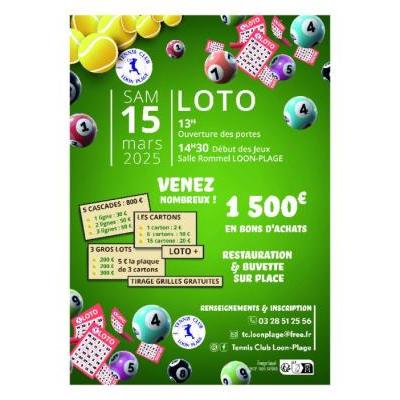 Photo du Loto du Tennis Club de Loon-Plage à Loon-Plage