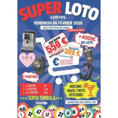 Photo du Super Loto du Tennis Club à Loriol-sur-Drôme