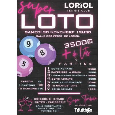 Photo du Super Loto du Tennis Club à Loriol-sur-Drôme