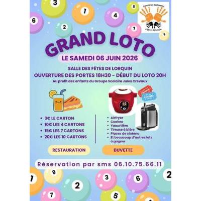 Photo du Grand Loto de l'APEL de Lorquin à Lorquin