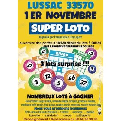 Photo du Super loto Tima sport  à Lussac