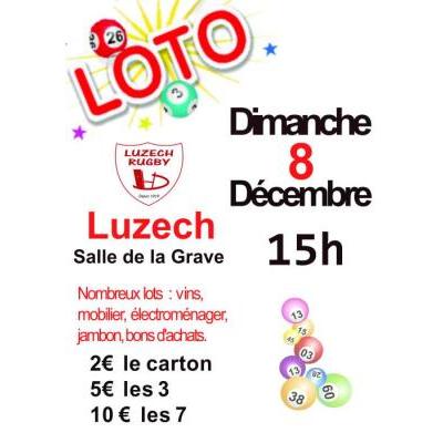 Photo du Loto de Noël de l'US Luzech Rugby à Luzech