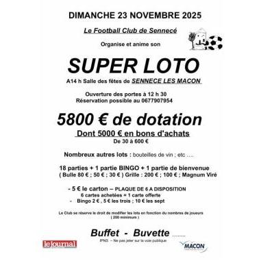 Photo du Super loto du fc sennece les macon à Mâcon