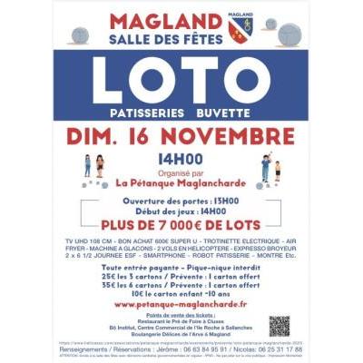 Photo du Loto pétanque Maglancharde  à Magland