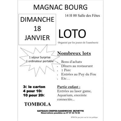 Photo du loto à Magnac-Bourg