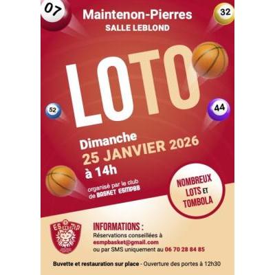 Photo du Grand loto à Maintenon organisé par l'ESMPBB à Maintenon