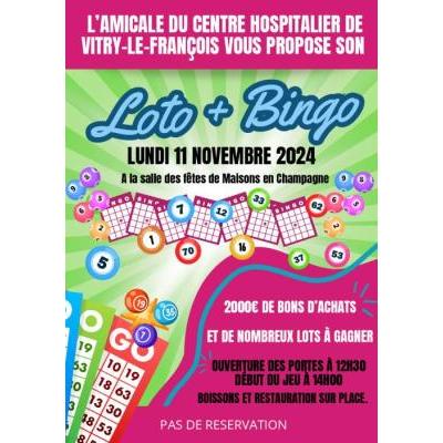 Photo du loto bingo à Maisons-en-Champagne