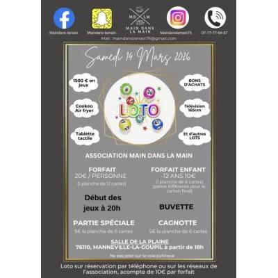 Photo du Loto Association Main dans la main à Manneville-la-Goupil